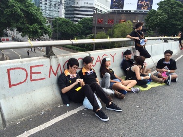 student protesters