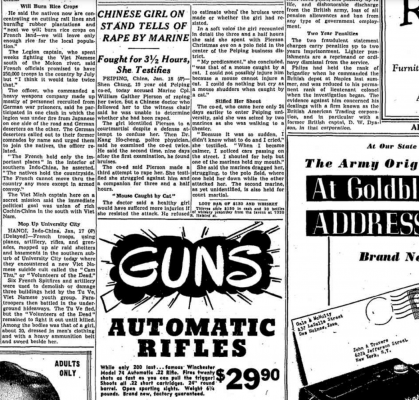 Chicago Tribune reports in 1947